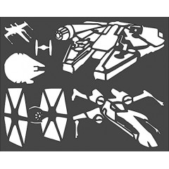 1 PCS 8x10 inch Custom Cut Stencil, (PF-78) Star Wars Crafts, Arts, Scrapbooking - Painting on The Wall, Wood, Glass and Other
