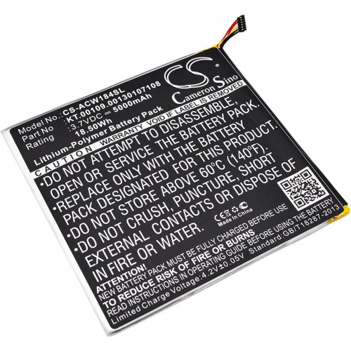 Cameron Sino 5000mAh / 18.50Wh Replacement Battery for Acer Iconia A1-840FHD-10G2