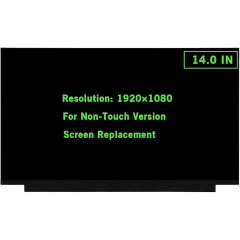 14.0" Screen Replacement for ThinkPad T14 P14s Gen 1 2 LCD LED Display 400nits Non-Touch 01YN154 01YN155 FHD 1920x1080